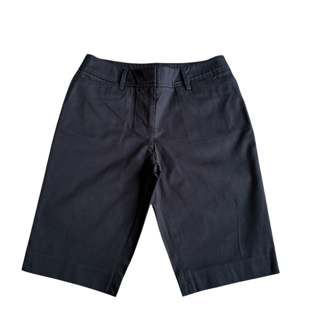 🩳 Talbots Petite Black Bermuda "Perfect Short" Shorts Womens 10.5" Inseam SZ 0P